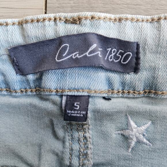 Stylish Light Blue Girl's Jeans - Cali 1850 - Picture 2 of 5